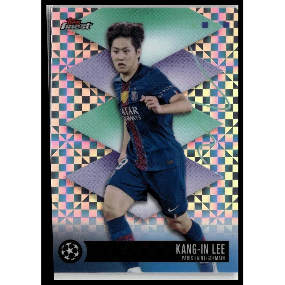 2025-26 Finest Kang-in Lee PSG Checkerboard Refractor #377
